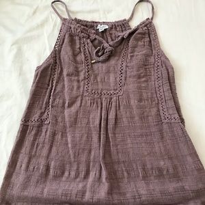 Spaghetti strap tank top
